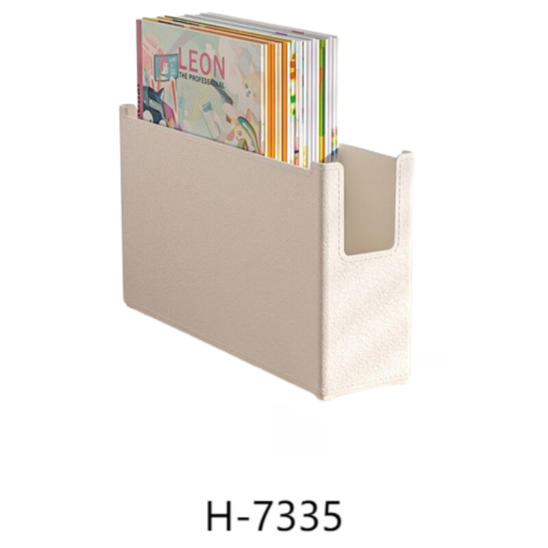 禧天龙(Citylong) H-7335直角柜内收纳盒2个装(奶白)多功能桌面储物盒书本面膜化妆品收纳盒2.4L