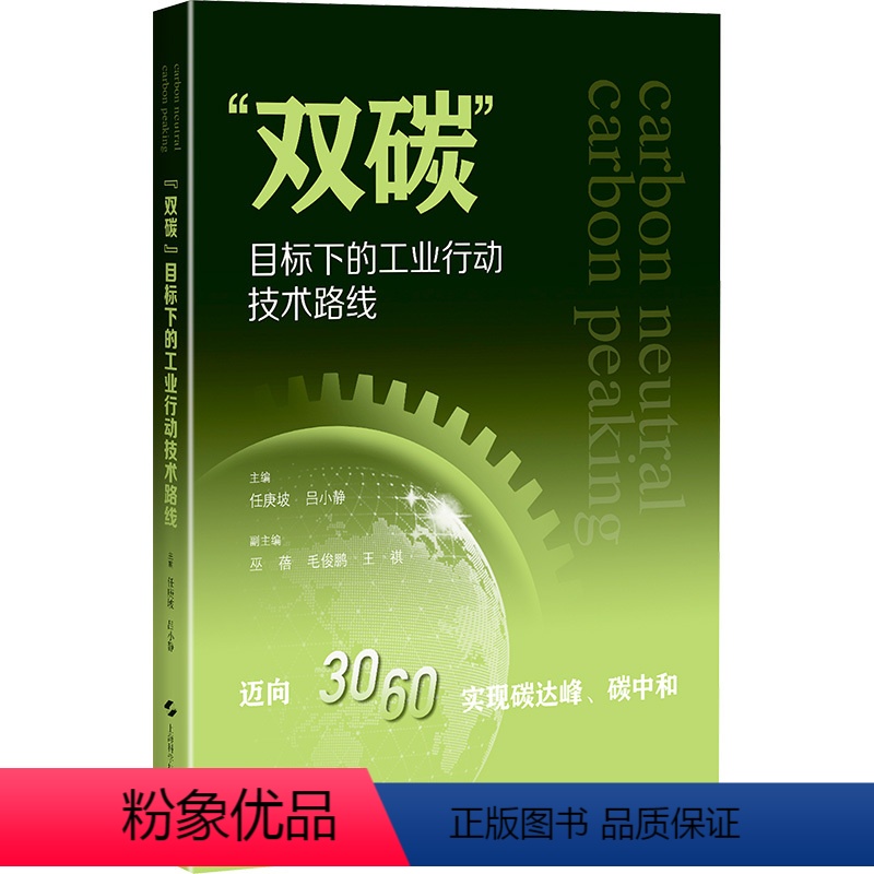【正版】图书"双碳"目标下的工业行动技术路线任庚坡 吕小静 主编9787547862919上海科学技术出版社