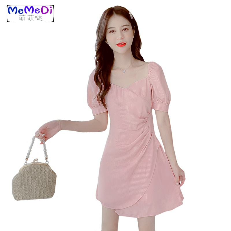 雪纺连裙女装夏装2020年新款小个子仙女裙子气质女人味夏季显瘦