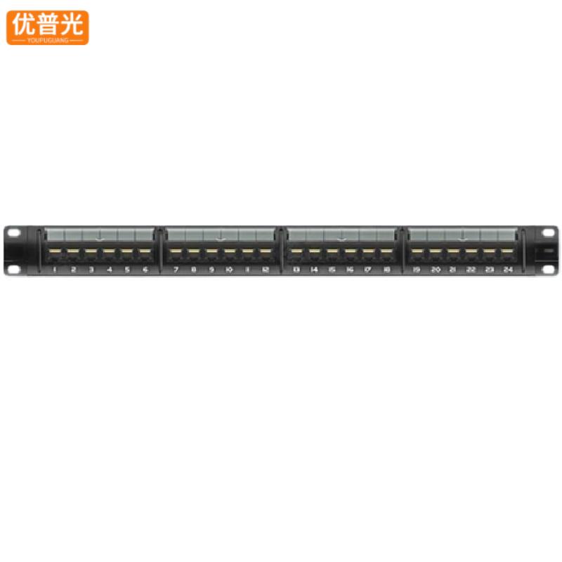 优普光 24口五类网络配线架/个高清大图