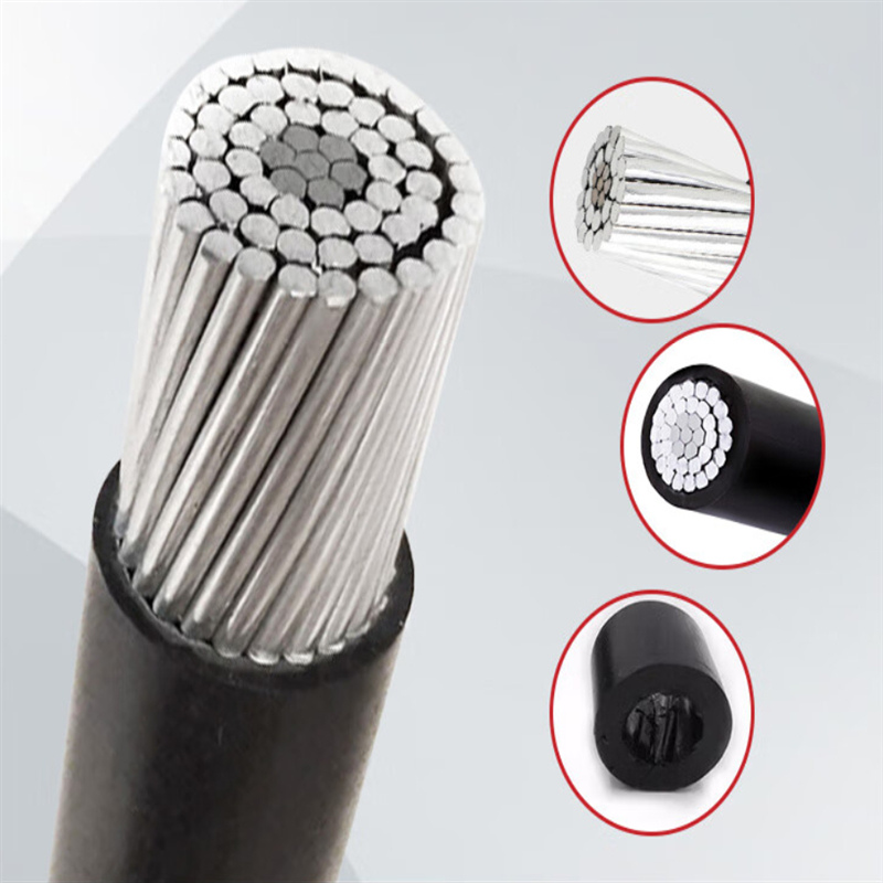 华科中缆铝芯线YJLV-0.6/1KV-1×70 /米高清大图