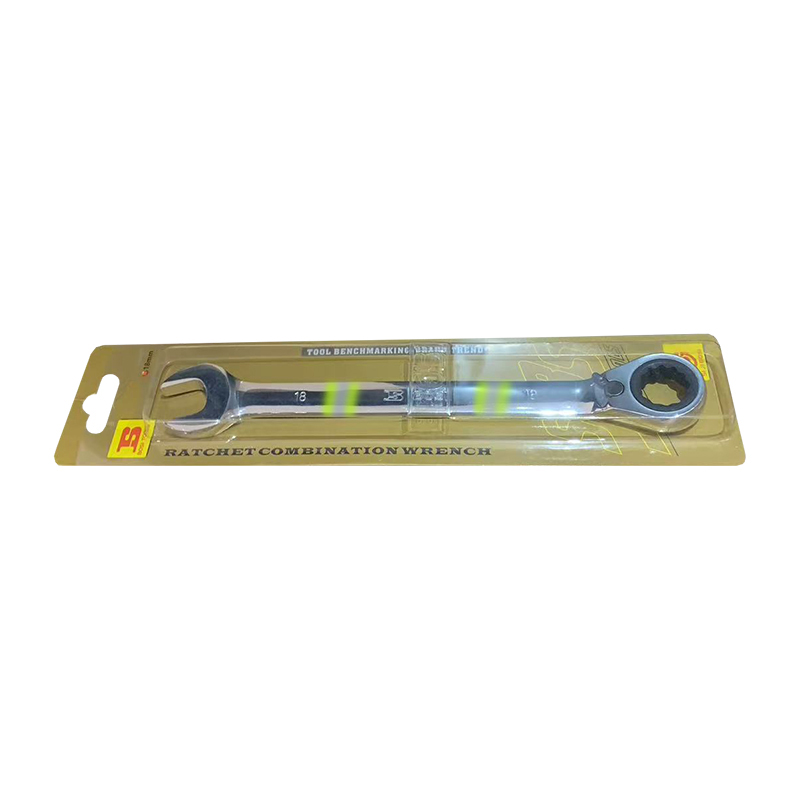 波斯(BOSI) 荧光系列精品双向棘轮两用扳手 18mm 把高清大图