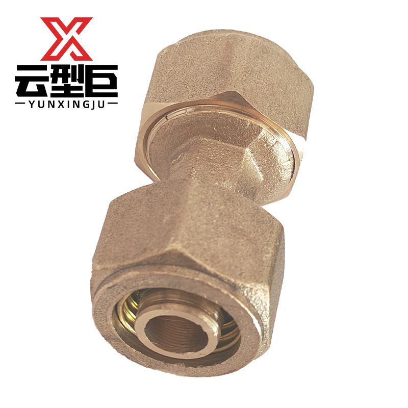 云型巨 铝塑管直接 铝塑管水管接头太阳能暖气片配件 16mm 个高清大图