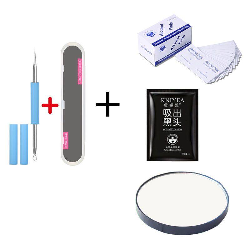 不锈钢粉刺针夹祛痘痘针去黑头脂肪粒器美容工具套装