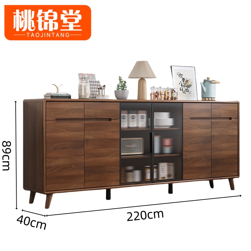 桃锦堂 餐边柜 茶水柜6门 个