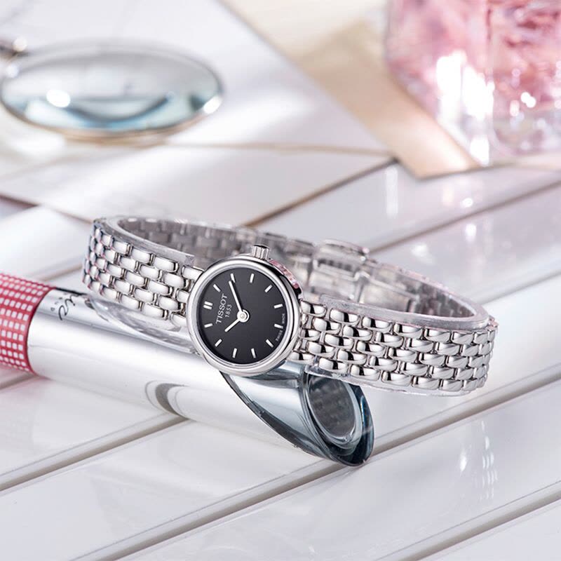 天梭(TISSOT)瑞士手表 小可爱系列腕表 石英女表 送女友T058.009.11.051.00图片
