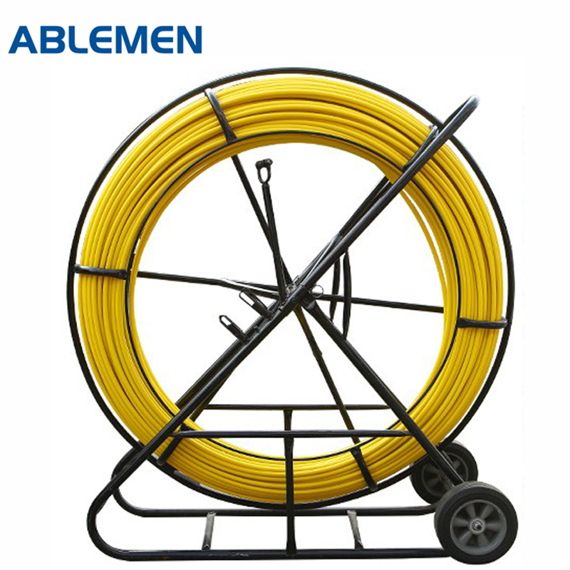 玻璃钢穿管器管道穿线器穿线机引线器直径12mm车架玻璃钢加钢丝50米