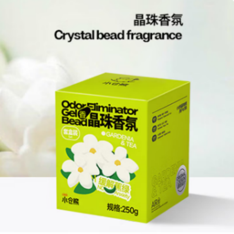小仓熊 晶珠香氛空气清新剂 栀子与清茶 正装 250g(盒)高清大图