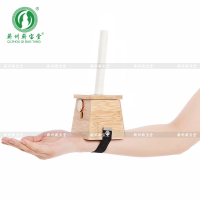 蕲宝堂 竹制单孔灸艾灸器艾灸仪家用艾炙艾灸盒艾灸工具随身灸蕲艾条蕲艾柱艾柱中医保健款非无烟加厚款