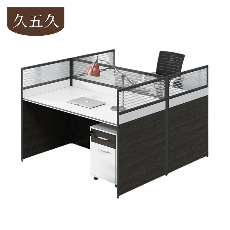 久五久 屏风工位 双人位张高清大图