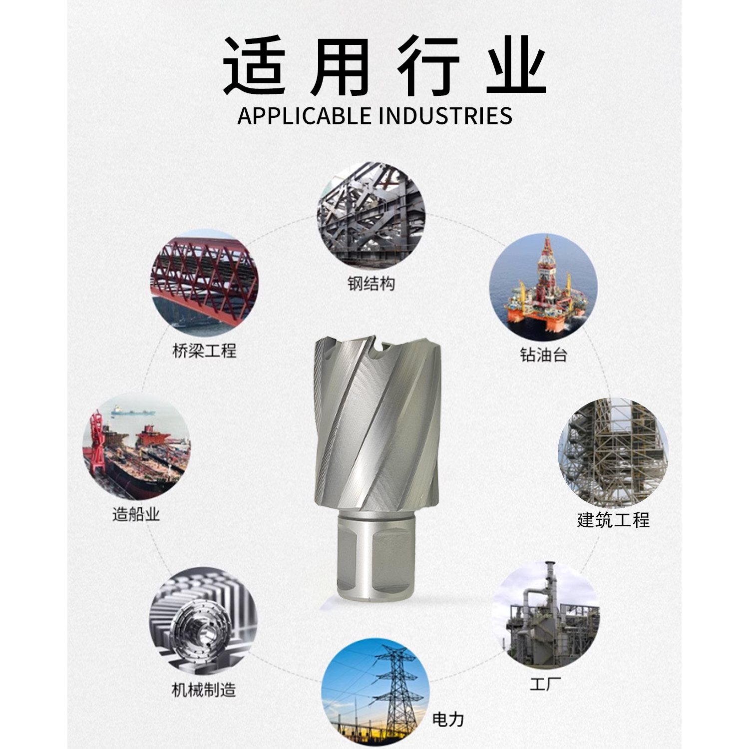 维思泰 高速钢空心钻头 31*25mm 个高清大图