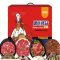 恒都 /暖心驿站组合套餐 暖心驿站金牛颂福3150g+恒都 火锅礼盒2250g+恒都 卤味即食熟食礼盒1920g