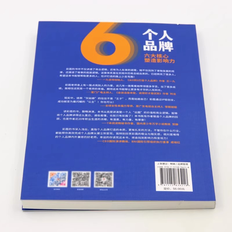 [正版]个人品牌六大核心塑造影响力一套知识达人企业创始人职场精英的IP营销指南10年跃迁32个思维升级超200个知识点高清大图