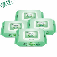 清风 御本草系列草本湿巾80片*12包 一箱装