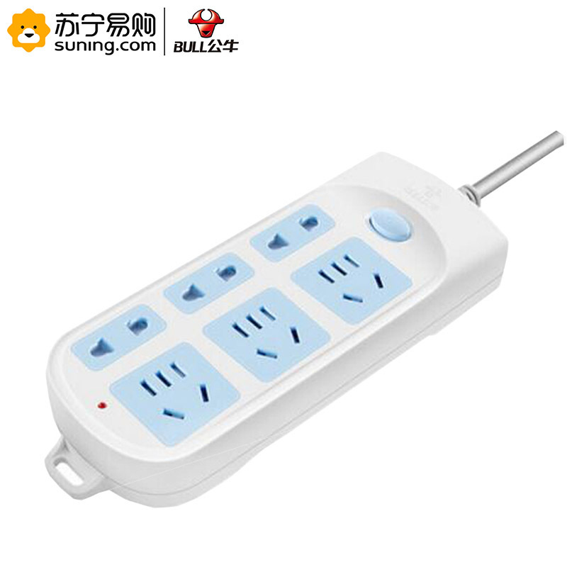 公牛(bull) 插座 GN-609 6位 10米