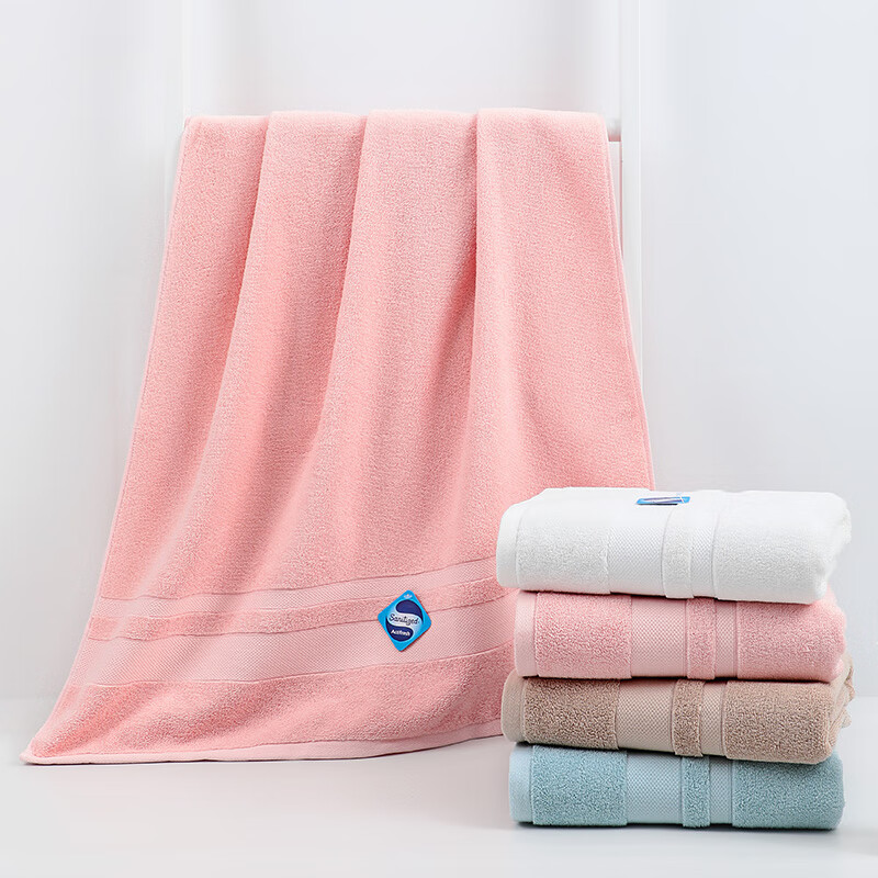 洁丽雅7265(Grace)7A抗菌大浴巾成人纯棉加大加厚浴巾男女棕色高清大图