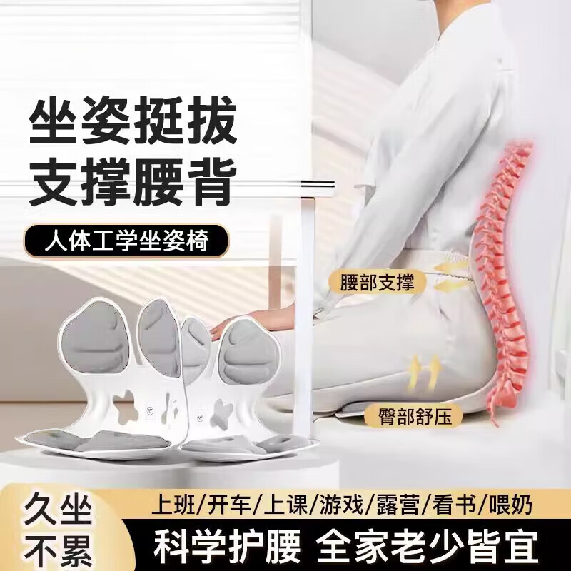 西屋 护腰矫姿仪 灰色 WJZ-K1高清大图