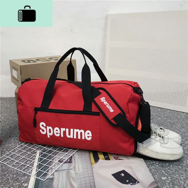 短期旅行包包女手提袋网红健身包男韩版大容量轻便短途旅李包NEW LAKE男士手提包图片