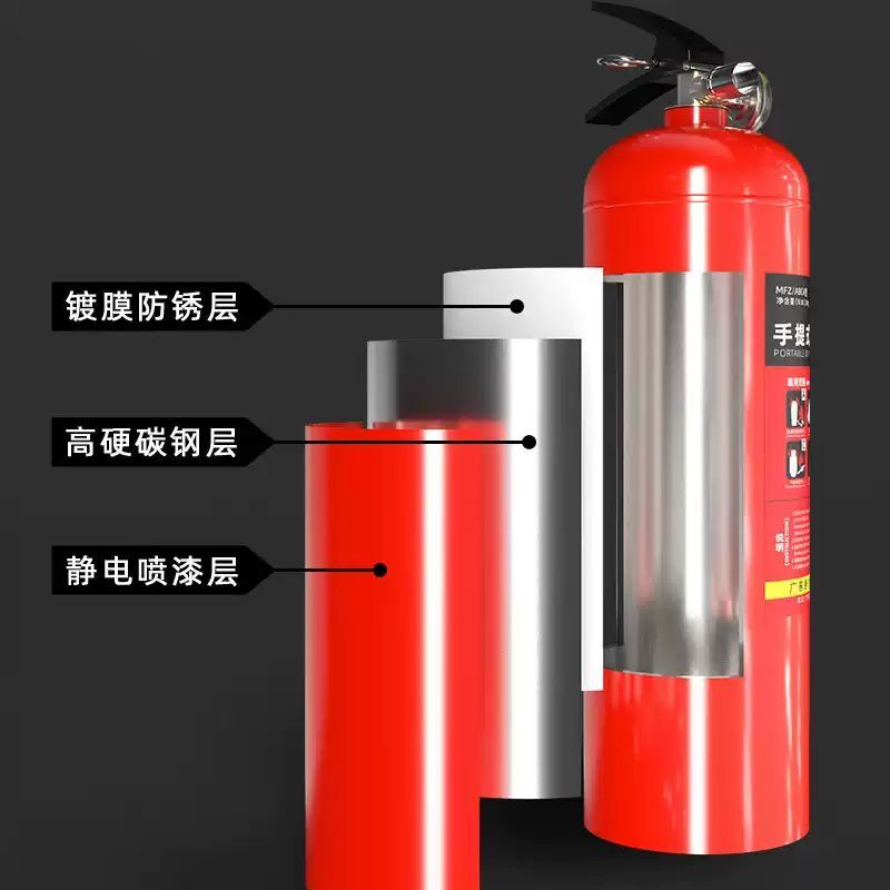 浙安广消手提式干粉灭火器MFZ/ABC1