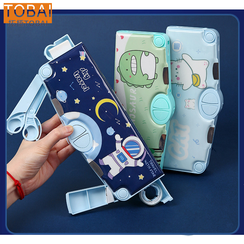 拓栢路外宣传文具盒含文具可定宣传词 TBW-3C 个高清大图