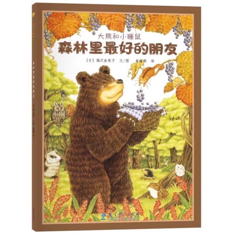 大排长龙[套装6册 3-7岁] [正版]大熊和小睡鼠系列图画书套装共4册 大排长龙森林快递森林旅馆森林图书馆作家福泽由美高清大图