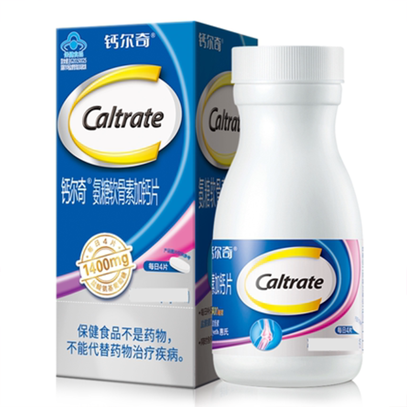 钙尔奇 氨糖软骨素加钙片60片 单瓶价