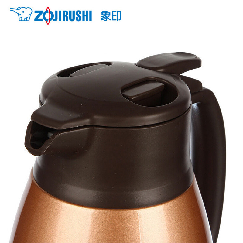 ZOJIRUSHI/象印 SH-HA19C-NZ日本不锈钢真空居家保温壶 保温瓶家用咖啡壶 暖水瓶热水瓶1.9L金色高清大图
