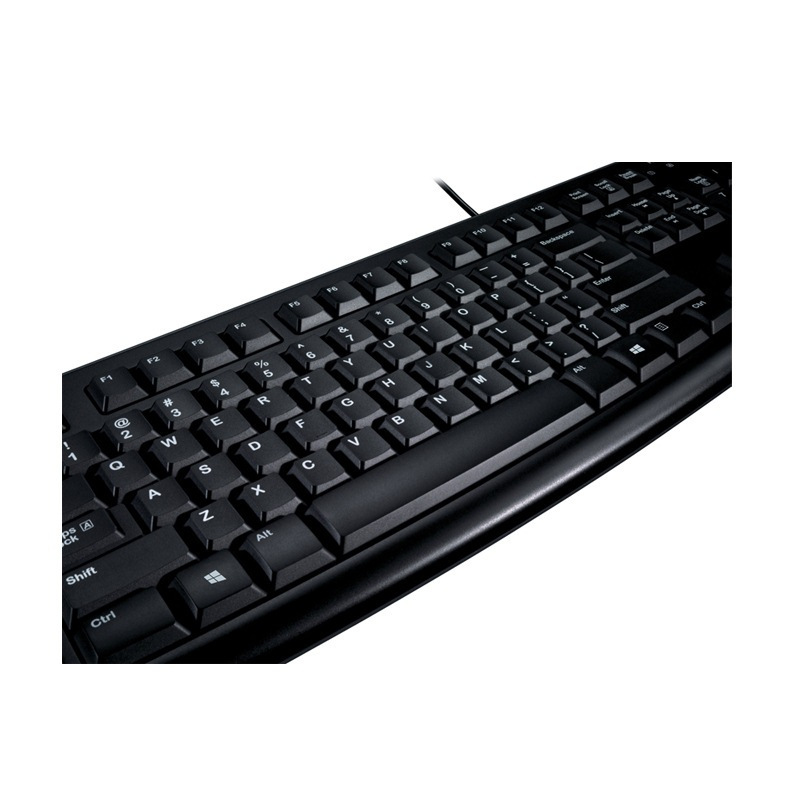 罗技(Logitech) K120 有线键盘黑色高清大图