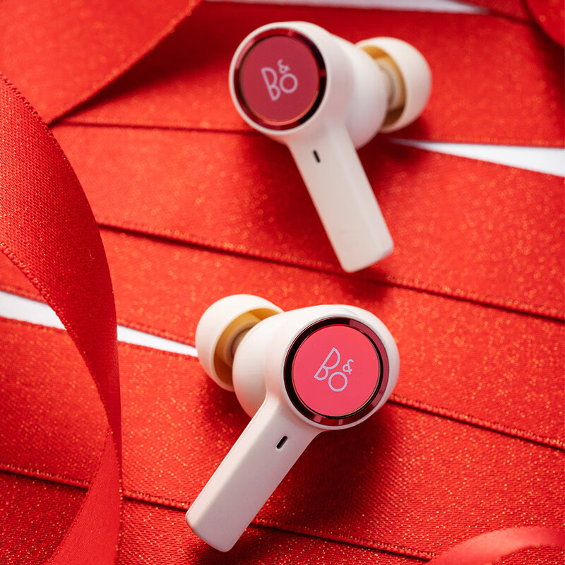 B&O Beoplay EX全新上市 主动降噪真无线蓝牙耳机 bo无线充电耳机 Lunar Red 霓裳红 新年款高清大图