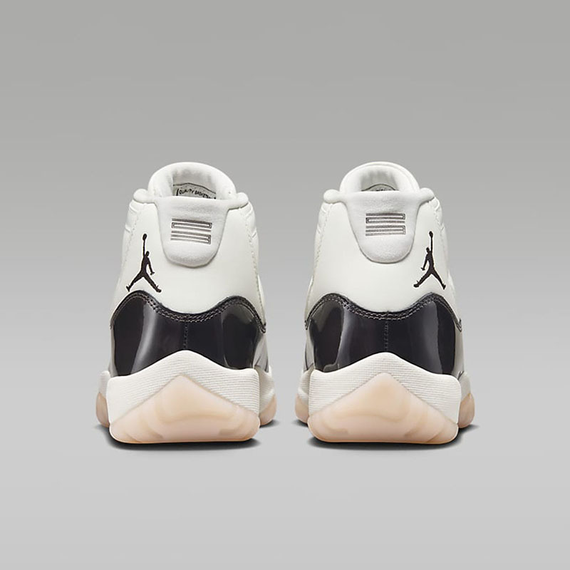 Jordan耐克AJ11黑白复刻女子运动鞋冬季缓震实战篮球鞋AR0715-101