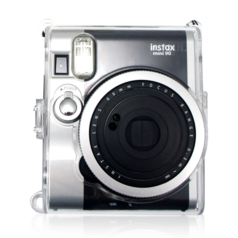 富士(FUJIFILM)INSTAX 一次成像相机立拍立得 mini90相机黑色 实用套餐(含10张胶片)