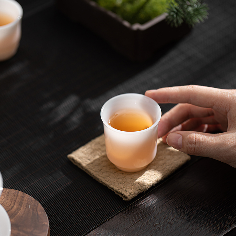 苏氏陶瓷(SUSHI CERAMICS)功夫茶具冰种玉白瓷薄胎羊脂玉厚润如玉高冰款套组