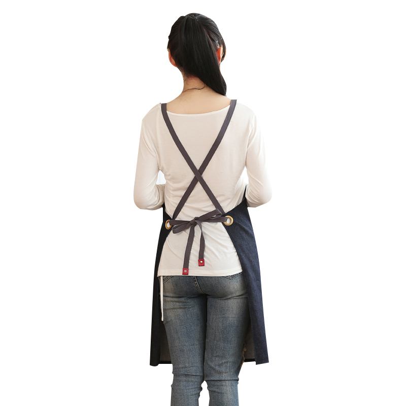 御林铁卫yl6062耐磨厚实牛仔布围裙6676cm