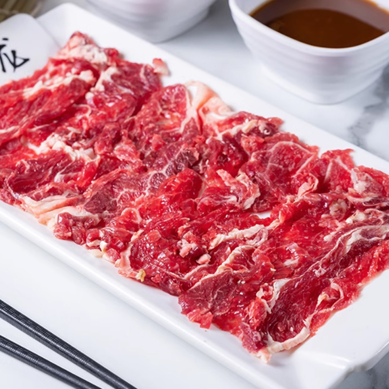 货出六盘 宁夏西吉县谷草饲喂养 六盘山牛肉 精品黄牛原切里脊切片200g*5高清大图