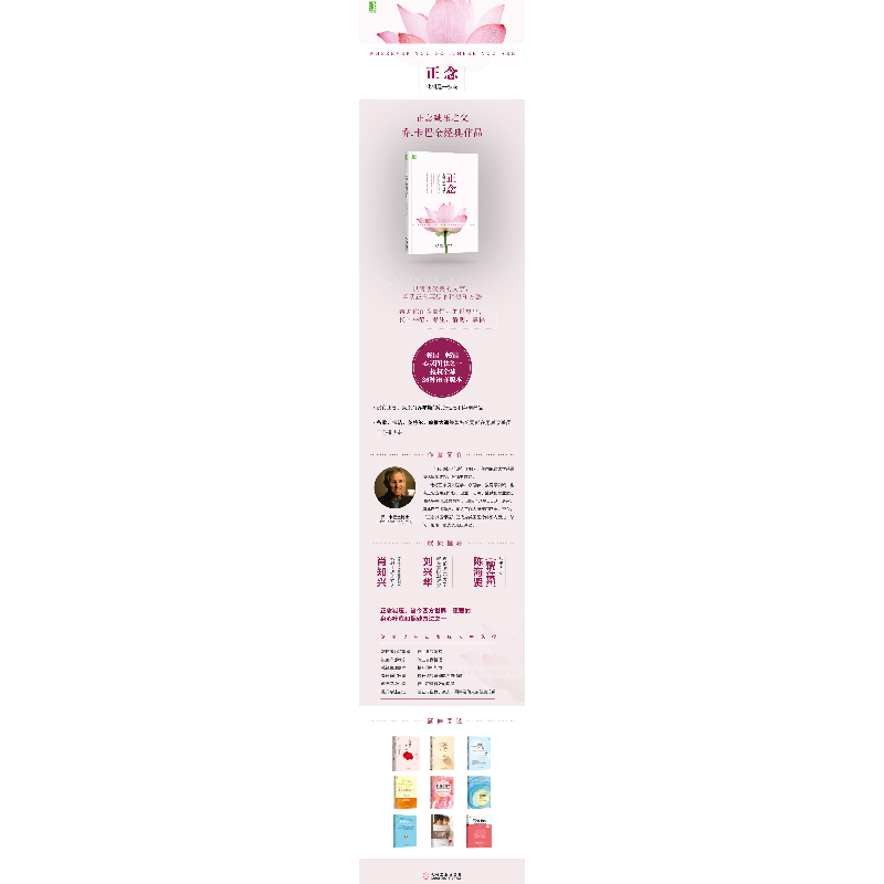 正版新书]正念 此刻是一枝花(美)乔·卡巴金 著 王俊兰 译9787111高清大图