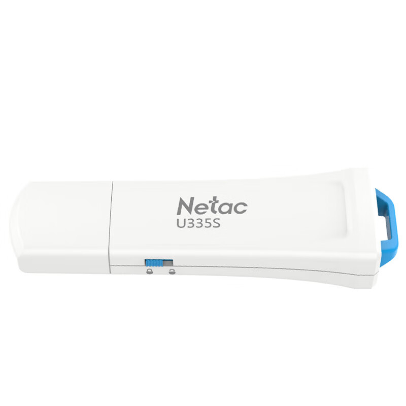 朗科 U盘 U335S 32G USB3.0 保护开关 防病毒入侵 防误删 白蓝色 JTXM高清大图
