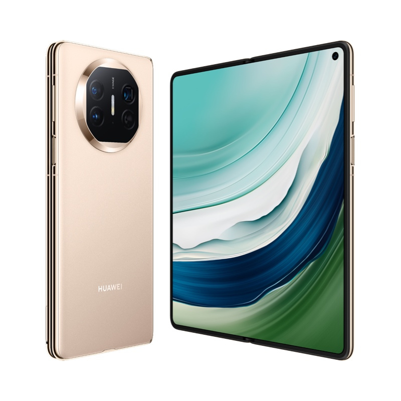 华为/huawei mate x5 典藏版 16gb 512gb 羽砂金 折叠屏手机 移动联通