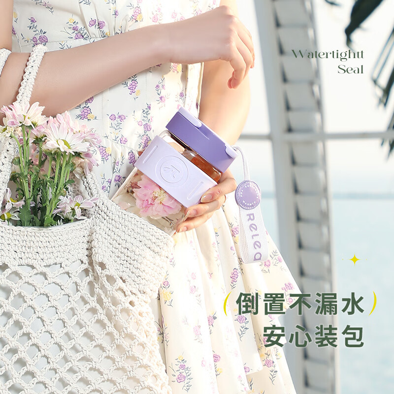 物生物星语玻璃杯360ML-木槿紫全新升级款(H)高清大图