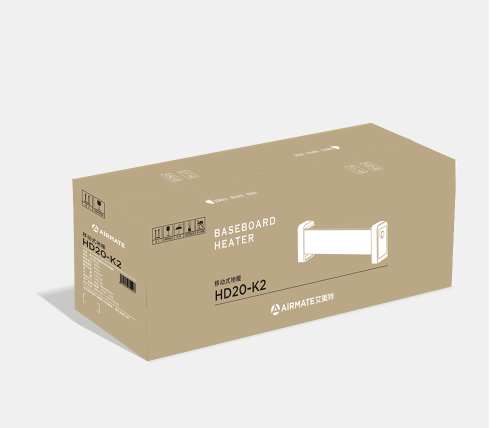 艾美特(AIRMATE)移动踢脚线取暖器HD20-K2高清大图