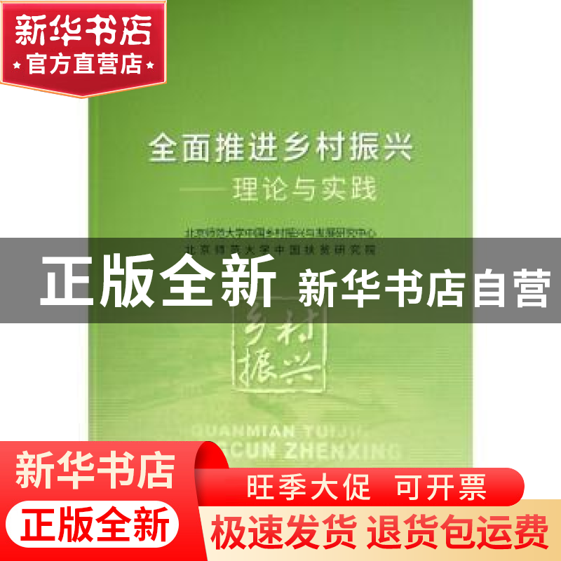 正版 全面推进乡村振兴——理论与实践 北京师范大学中国乡村振兴高清大图