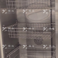 臻远 ZY40614163餐盘消毒柜对开玻璃门高温热风循环消毒柜1400L无指纹双门