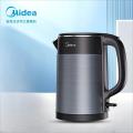 美的（Midea）电热水壶烧水壶无缝全钢食品级304不锈钢双层防烫MK-HJ1511