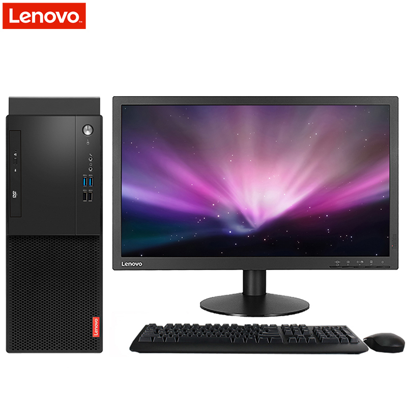 联想启天M520-D067 A10 Pro-8770 4G 1T DVDRW 2G独显 WIN10 21.5寸显示器