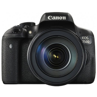 佳能(Canon) EOS 750D(18-55mm+55-250mm) 数码单反相机 双镜头套装 约2420万像素