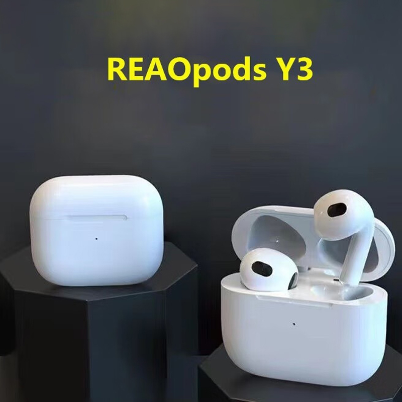 泺澳(REAO)蓝牙耳机REAOpods无线耳机Y3 白色高清大图