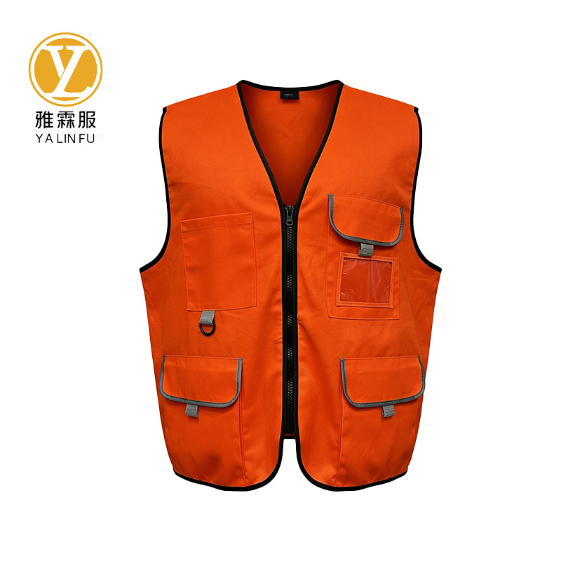 雅霖服 四口袋劳保马甲YLF-MJ1027 件高清大图