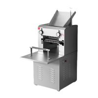 德玛仕(DEMASHI) RQ125-A 商用压面条机 按键式不锈钢色和面压面机商用全自动面条机全自动鲜面机