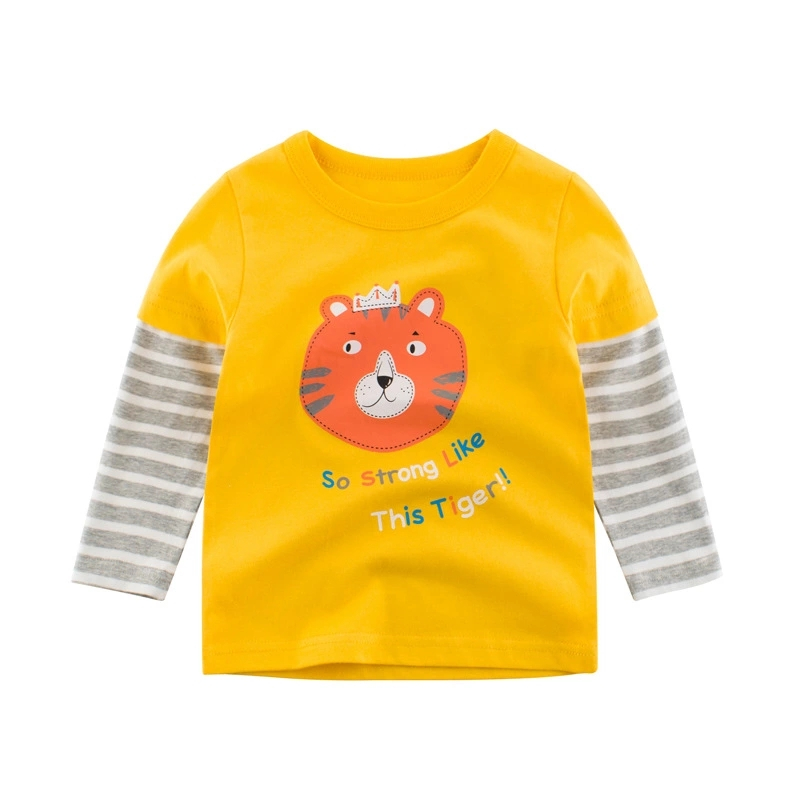 最喜家品牌服装韩版童装春款 儿童长袖t恤孩子衣服宝宝打底衫3336