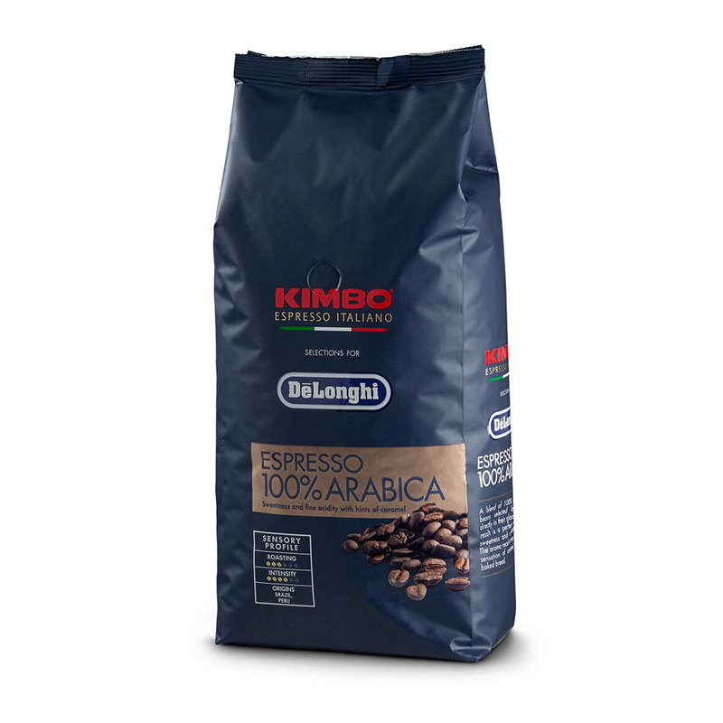 德龙金堡(KIMBO) 阿拉比卡意式烘焙进口咖啡豆(250g)