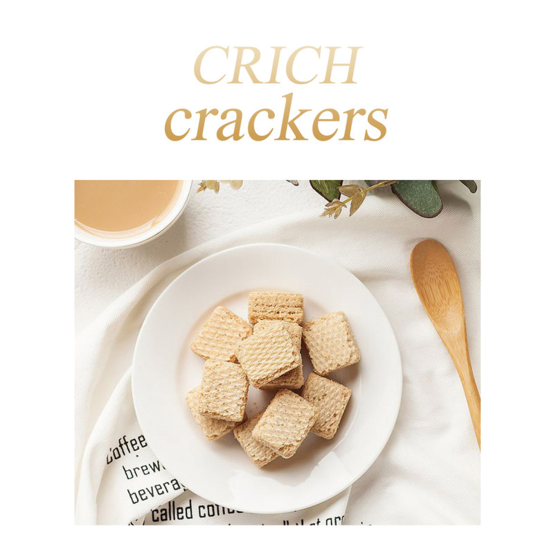 意大利原装进口 可意奇(CRICH)榛子奶油威化饼干 网红零食 休闲食品 早餐下午茶 甜点 糕点 年货零食 250g